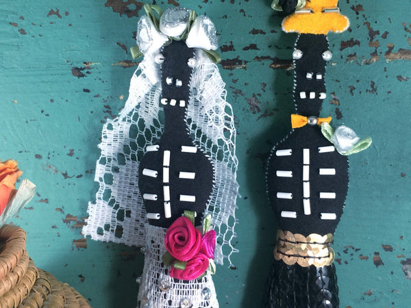 Wedding Bride Art Doll, Gift, Decoration, Gay Marriage, Marriage Equality, Mix-and-Match, Day of the Dead: Bride in Lace